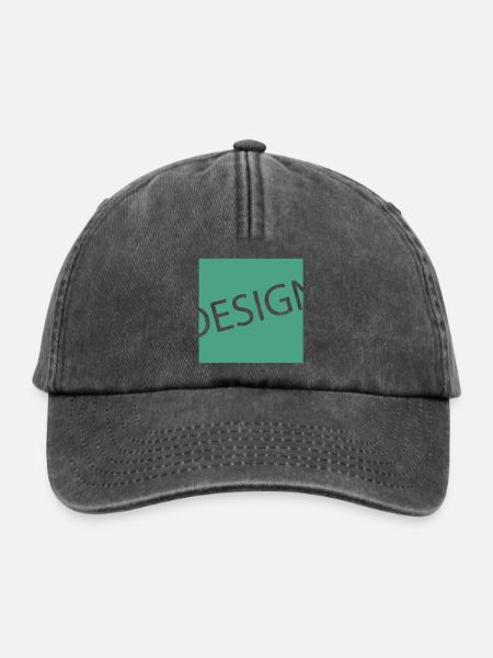 Design - Relaxed Vintage Cap - Vintage Schwarz
