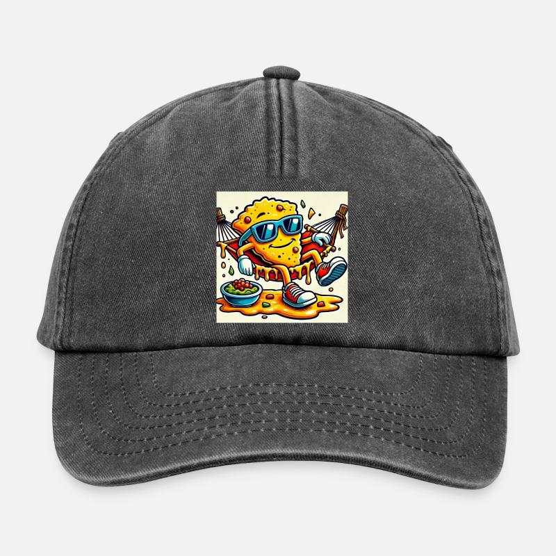 Nacho Every Day – Chill Snack Vibes - Relaxed Vintage Cap - Vintage Schwarz
