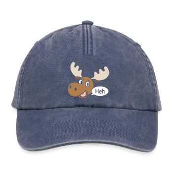 Orignal amusé - Casquette vintage décontractée - vintage bleu jeans - Devant