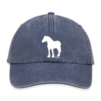 schimmel-kaltblut - Relaxed Vintage Cap - Vintage Denim - Vorne