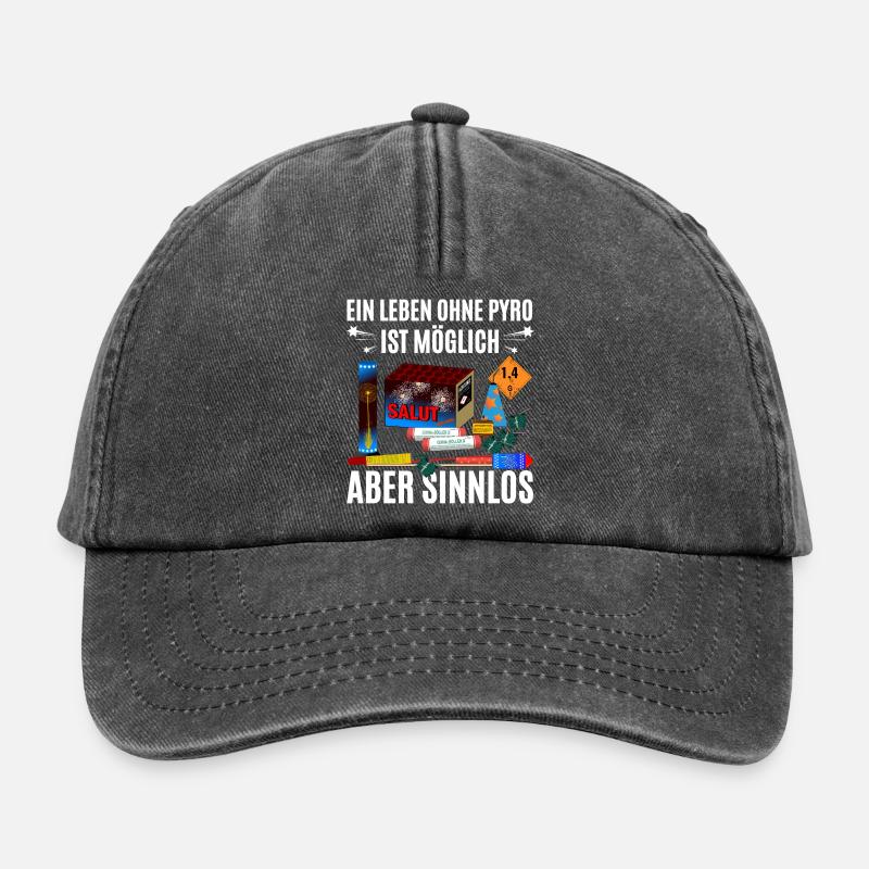 Pyro Expert - Casquette vintage décontractée - noir vintage
