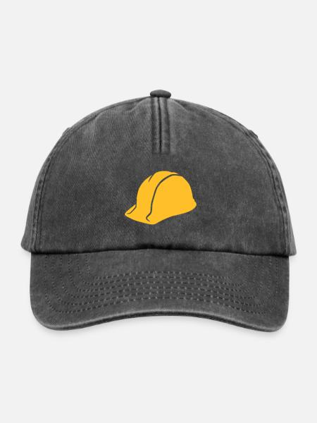 Bauknecht-Bauhelm - Relaxed Vintage Cap - Vintage Schwarz
