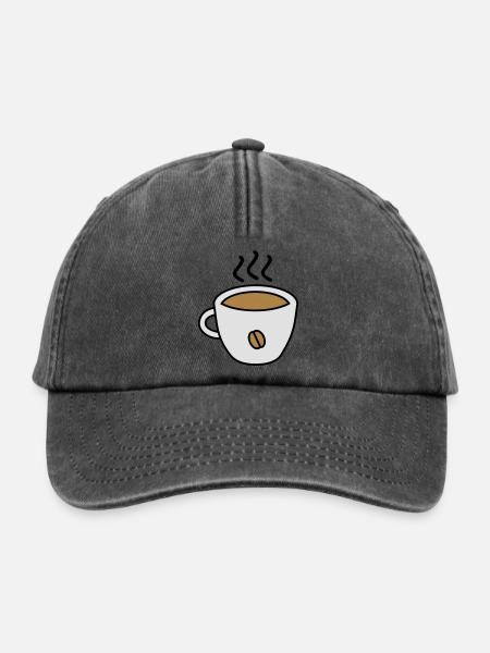 coffee - Relaxed Vintage Cap - Vintage Schwarz
