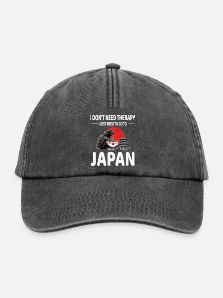 Japan - Relaxed Vintage Cap - Vintage Schwarz