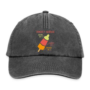2541614 128139169 rocket science - Relaxed Vintage Cap - Vintage Schwarz - Vorne