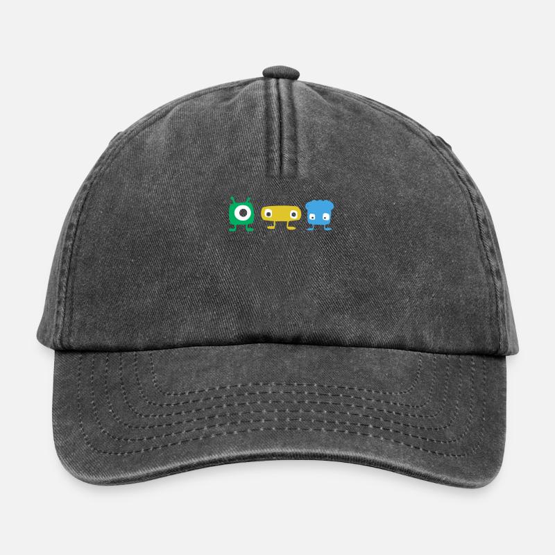 monster - Relaxed Vintage Cap - vintage black