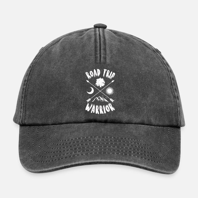 Road Trip - Road Trip - Casquette vintage décontractée - noir vintage