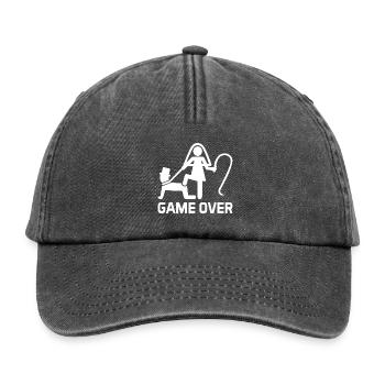 Junggesellenabschied - Relaxed Vintage Cap - Vintage Schwarz - Vorne