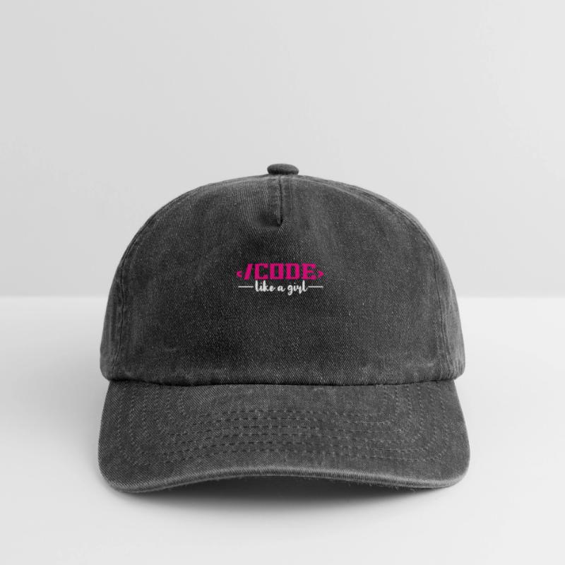 Coding Programming Computer Science Relaxed Vintage Cap