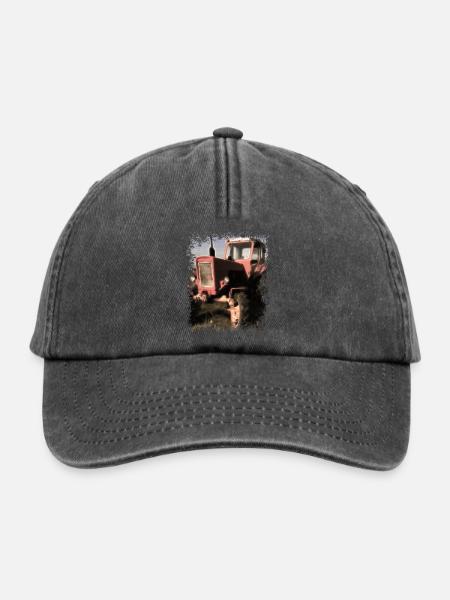 Traktor Belarus MTS 50 - Relaxed Vintage Cap - Vintage Schwarz