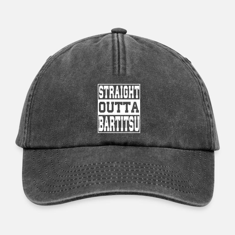 Bartitsu Spruch lustig - Relaxed Vintage Cap - Vintage Schwarz