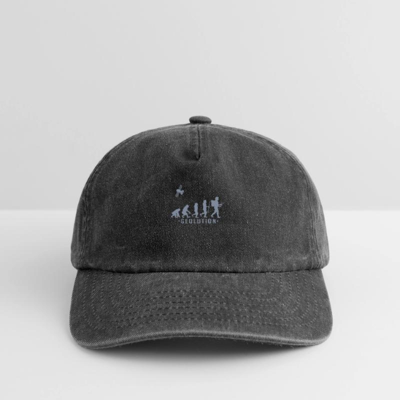 Geocaching evolution Chemise Geolution Casquette vintage décontractée