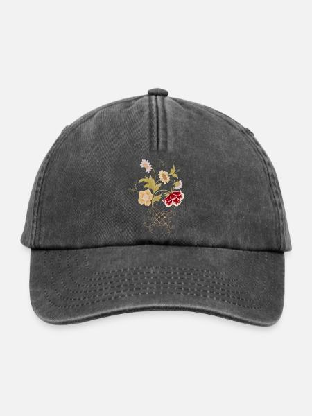 Stickerei - Relaxed Vintage Cap - Vintage Schwarz