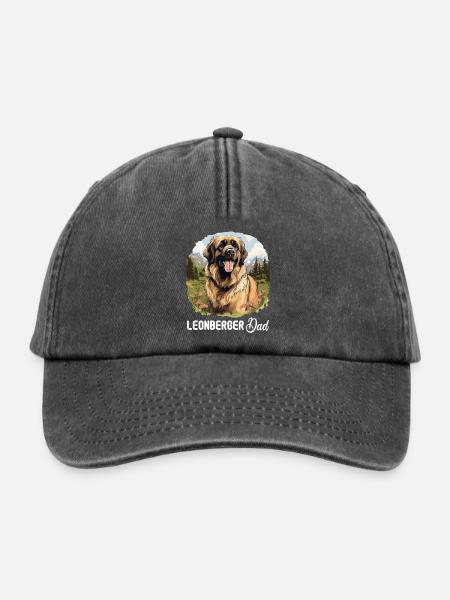 Leonberger - Relaxed Vintage Cap - Vintage Schwarz