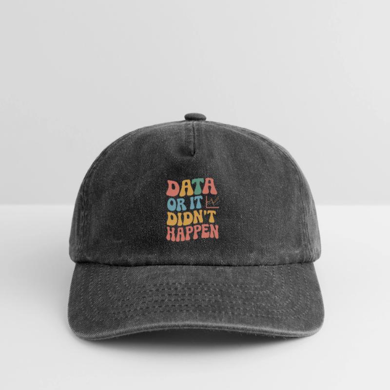 Data Analyst Data Scientist Data Engineer - Casquette vintage décontractée