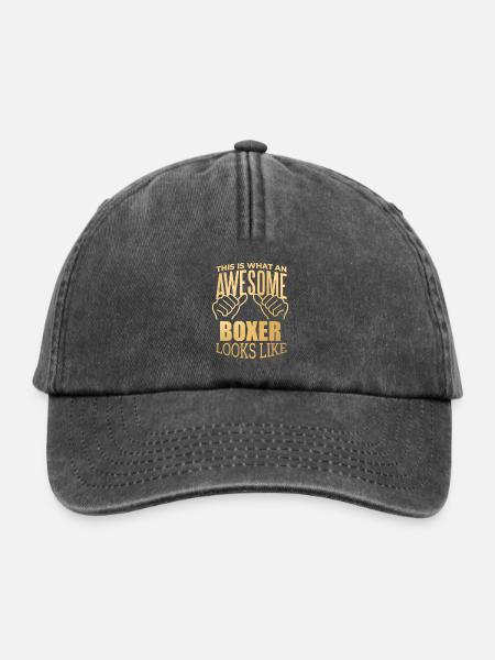 Boxen Boxen Boxen - Relaxed Vintage Cap - Vintage Schwarz