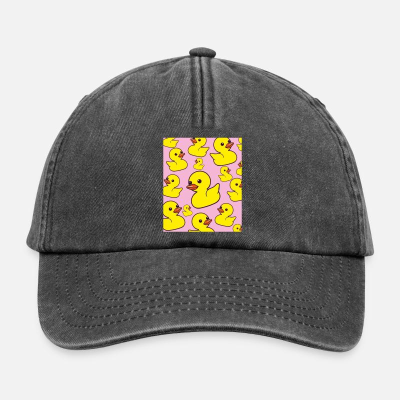 Lila ducks - Relaxed Vintage Cap - Vintage Schwarz