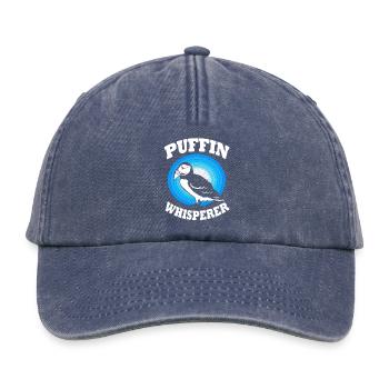 Papageientaucher Puffin - Relaxed Vintage Cap - Vintage Denim - Vorne