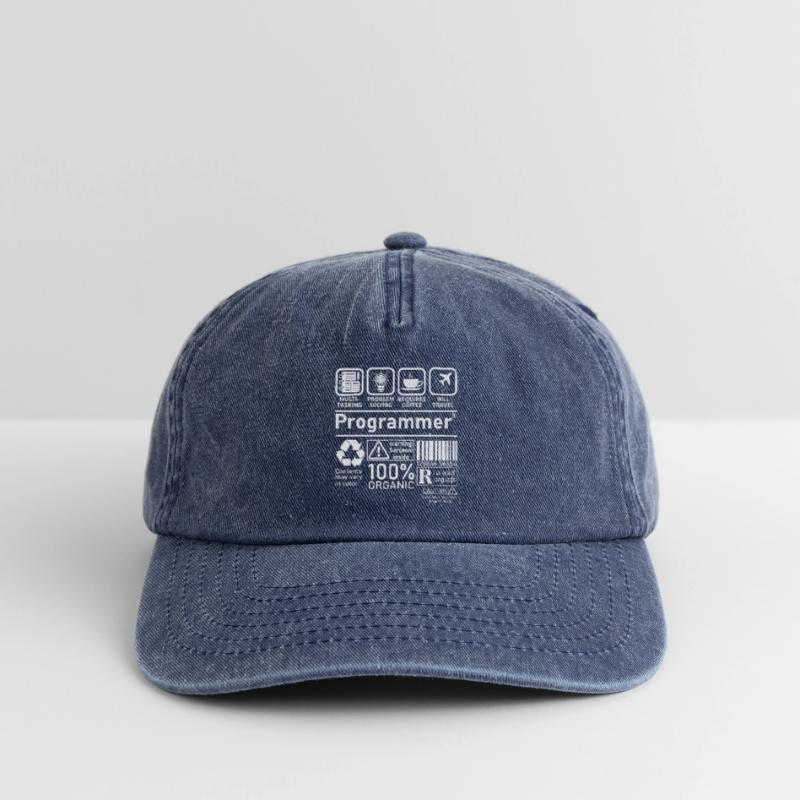 Programmer multi tasking problem solving requires Relaxed Vintage Cap
