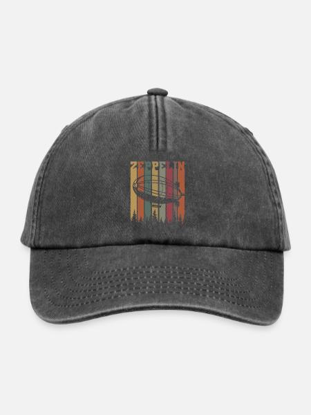Zeppelin - Relaxed Vintage Cap - Vintage Schwarz
