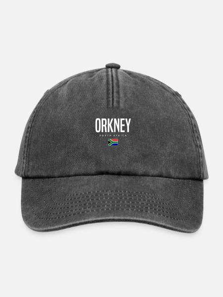 Orkney Südafrika - Relaxed Vintage Cap - Vintage Schwarz