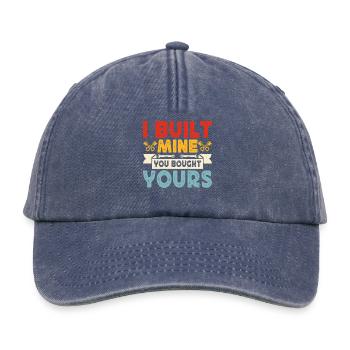 Mechaniker Mechatroniker Schrauber Geschenk - Relaxed Vintage Cap - Vintage Denim - Vorne