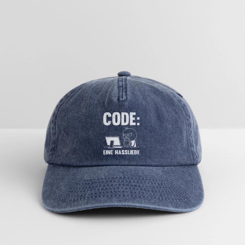 Coder CODE EINE HASSLIEBE LUSTIG Relaxed Vintage Cap