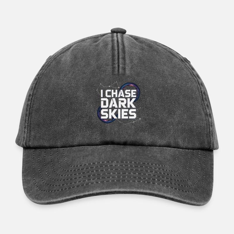 Astronomer Galaxy Outerspace Universe Astronomy - Relaxed Vintage Cap - vintage black