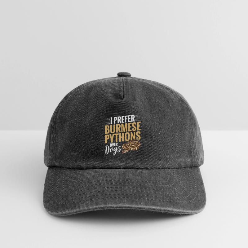 Python birman Stuff Reptile Foos Propriétaire de serpent Casquette vintage décontractée