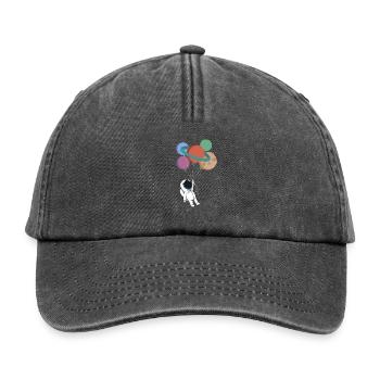 space baloons property - Relaxed Vintage Cap - vintage black - Front