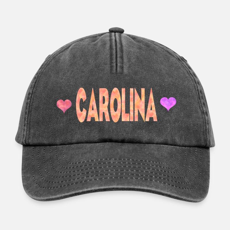 Carolina - Casquette vintage décontractée - noir vintage
