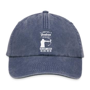 Archery Archer - Relaxed Vintage Cap - vintage denim - Front