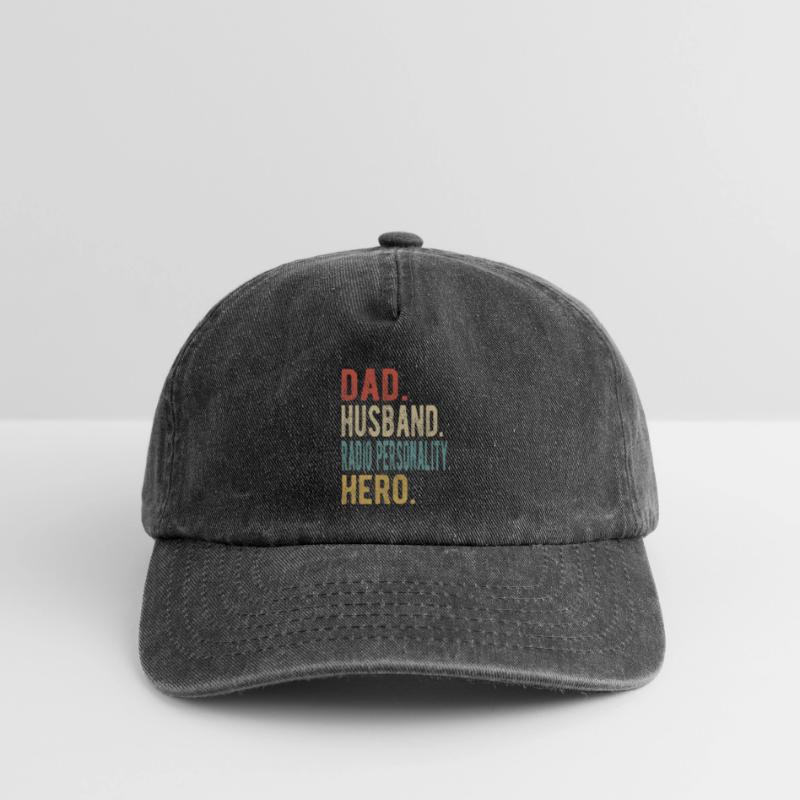 Radiomoderator Papa Ehemann Held Relaxed Vintage Cap