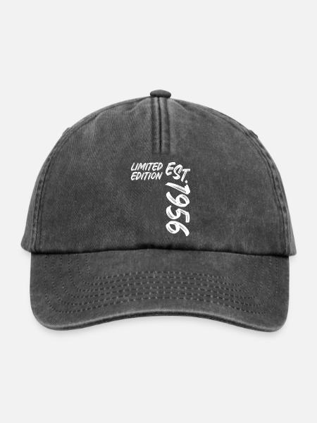 Limited Edition Est. 1956 - Relaxed Vintage Cap - Vintage Schwarz