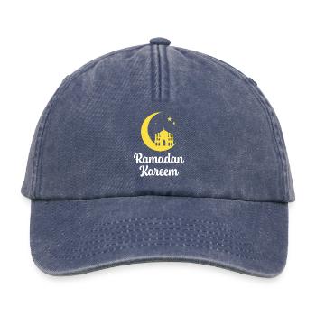 Ramadan Kareem - Relaxed Vintage Cap - vintage denim - Front