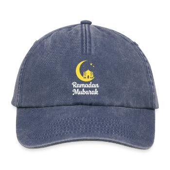 Ramadan Murbarak - Relaxed Vintage Cap - vintage denim - Front