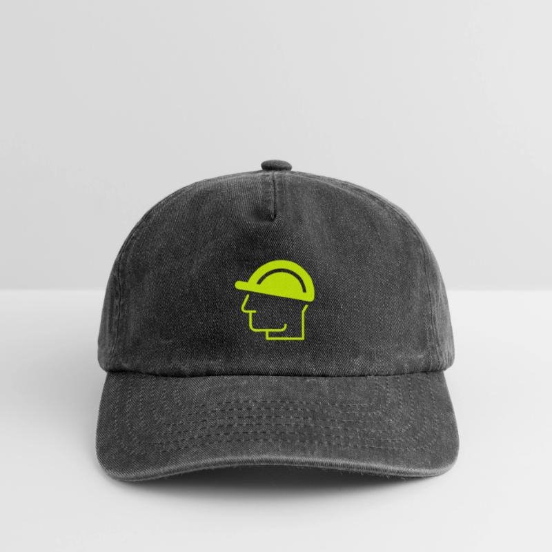 Construction Manager, Helm, Construction Site, Construction Worker, Construction Relaxed Vintage Cap
