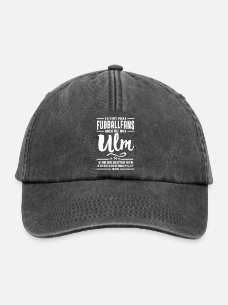 Fußball Ulm - Relaxed Vintage Cap - Vintage Schwarz