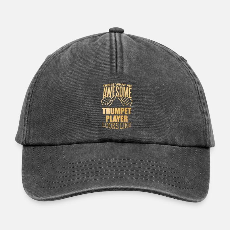 trompette - Casquette vintage décontractée - noir vintage