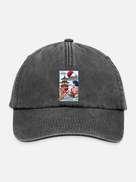 Japan - Relaxed Vintage Cap - Vintage Schwarz