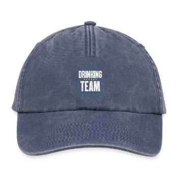 Drinking Crew - Relaxed Vintage Cap - Vintage Denim - Vorne