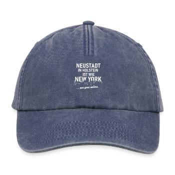 Neustadt in Holstein - Relaxed Vintage Cap - Vintage Denim - Vorne