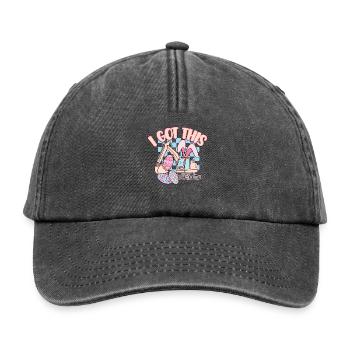 Ostern - Relaxed Vintage Cap - Vintage Schwarz - Vorne
