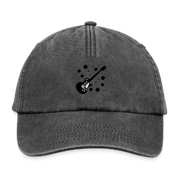 Guitare-a-moi - Casquette vintage décontractée - noir vintage - Devant