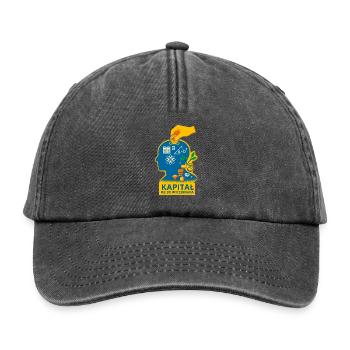 INEXHAUSTIBLE CAPITAL - Relaxed Vintage Cap - vintage black - Front