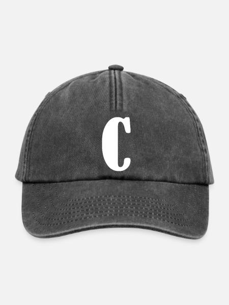 C - Relaxed Vintage Cap - Vintage Schwarz