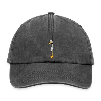Hanged Duck - Relaxed Vintage Cap - Vintage Schwarz - Vorne