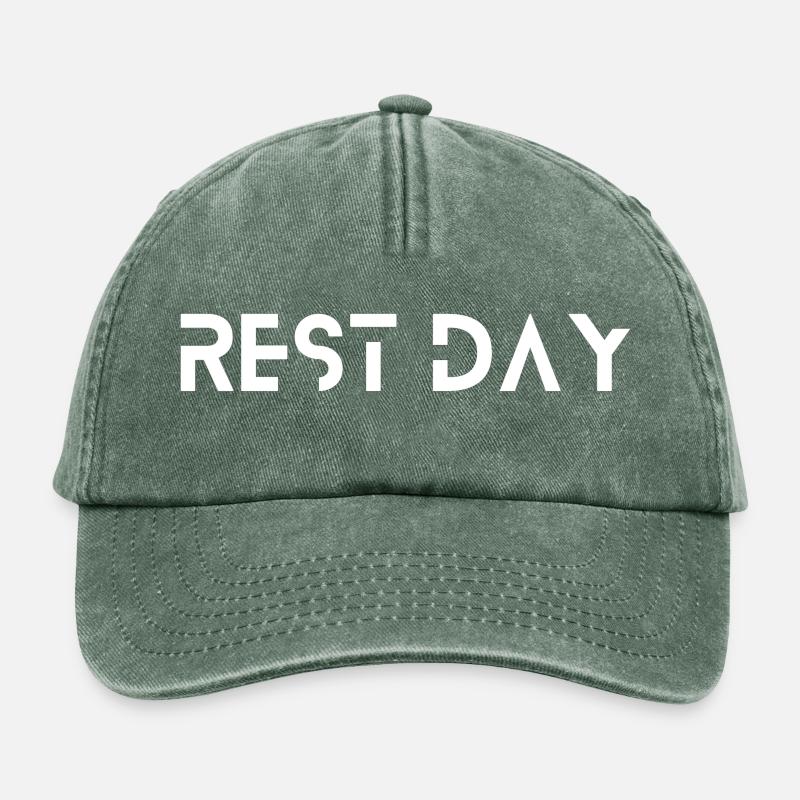 Restday - Relaxed Vintage Cap - vintage bottle green