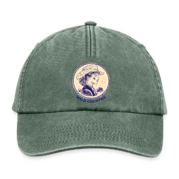 Woman in the Wilderness - Relaxed Vintage Cap - Vintage Flaschengrün  - Vorne