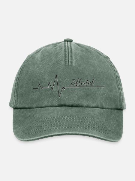 Zillertal <3 - Relaxed Vintage Cap - Vintage Flaschengrün 